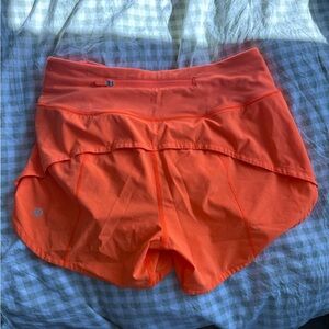 lululemon athletica Women's Bright Orange Athletic Shorts
